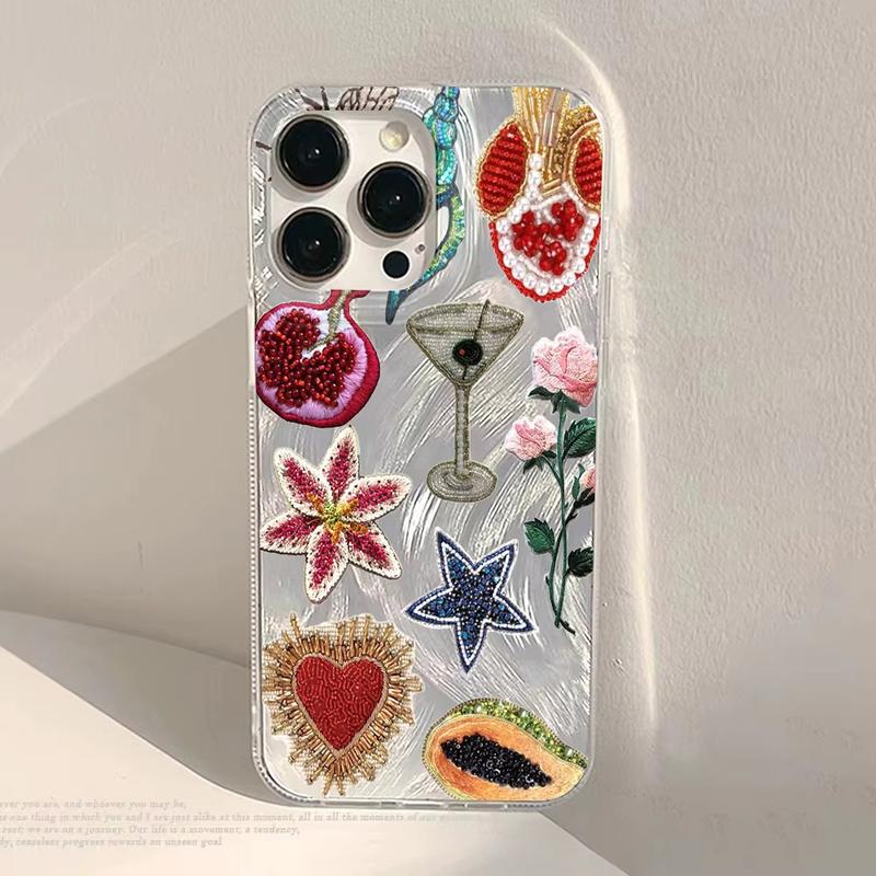 Cute Black Cat Phone Case For iPhone 17 Air Case iPhone17 16 15 11 12 13 14 Pro Max Plus Laser Silver Feather Texture Shockproof Cover