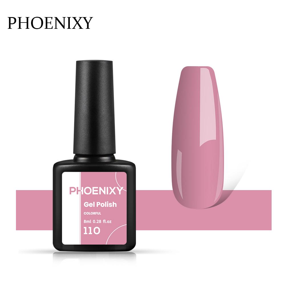 PHOENIXY, 60 цветов, гель-лак для ногтей, долговечный гель-лак, верхнее базовое покрытие, полуперманентный гель-лак, дизайн ногтей «сделай сам»