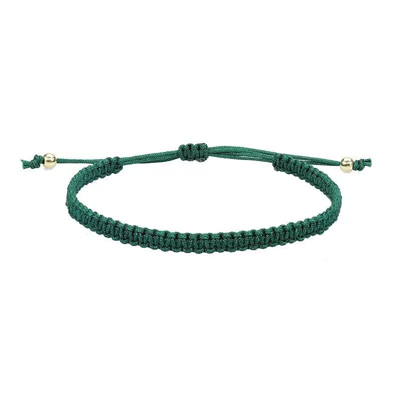 Браслеты и браслеты из плетеной веревки на удачу для женщин и мужчин, узлы ручной работы, тибетские буддийские, для дружбы, для девочек, подарок, регулируемый