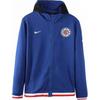 X Куртка игровая NBA Dri-Fit Quick Change с капюшоном и молнией Детские куртки Синяя 3Z2B7FEKU-CLI