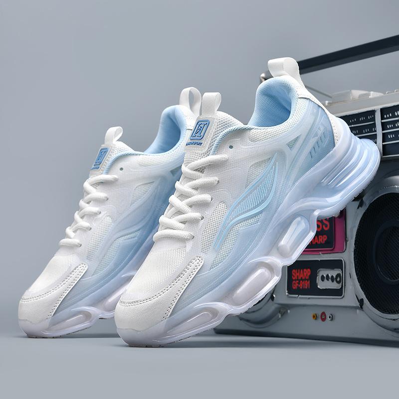 Outdoor New Sports Shoes Men's Shoes Mesh Spring Breathable Large Size Casual Shoes Soft Sole Running Shoes Dad Shoes