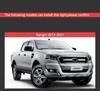 Ford RANGER T7 T8 Everest Headlight Assembly: Mustang Style LED DRL Turn Signal Xenon Light.