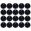 20PCS 8mm Universal Kitchen Range Control Knob ABS for Gas Stove Microwave Oven Water Heater