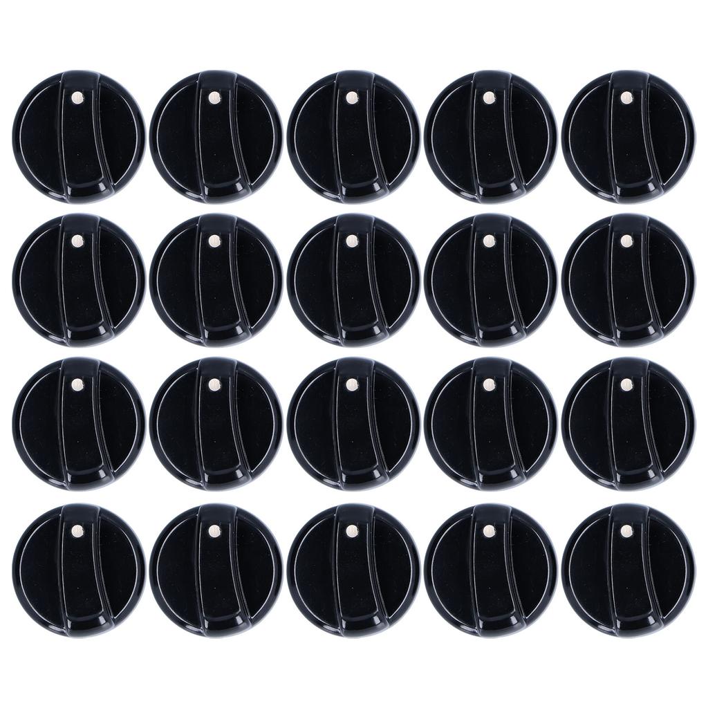 20PCS 8mm Universal Kitchen Range Control Knob ABS for Gas Stove Microwave Oven Water Heater