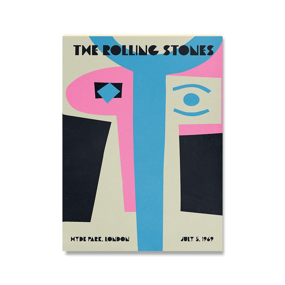 Tame Impala Gig Холст Картина Настенное искусство Рок-музыкальная группа Плакаты и принты Ретро-альбом Настенные картины для гостиной Домашний декор