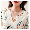 NaVaVa Flower V Neck Short sleeVe Dress No757