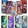 Case For Samsung Galaxy S23 S22 S21 S20 Fe Ultra S10 S9 S8 Plus Note 20ultra 10plus Cover Game Genshin Impact Yan Fei Barbatos