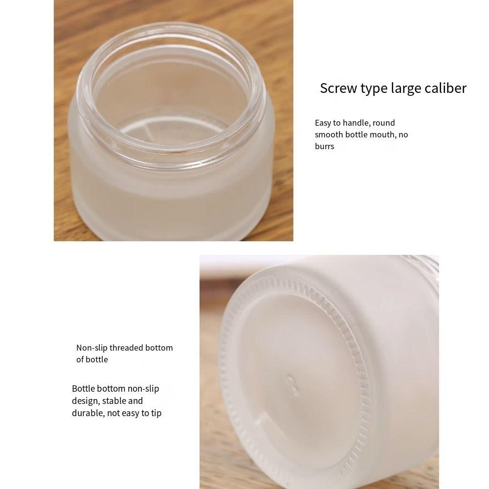 Серебряные/Золотые/Черные/Белые Баночки для крема для лица Пустая баночка для макияжа Косметический контейнер