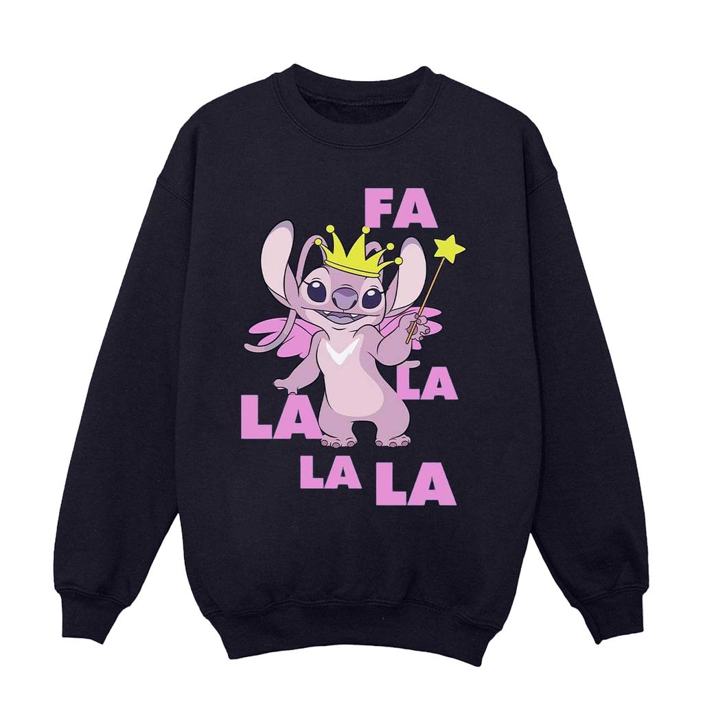Disney Womens/Ladies Lilo & Stitch Angel Fa La La Sweatshirt