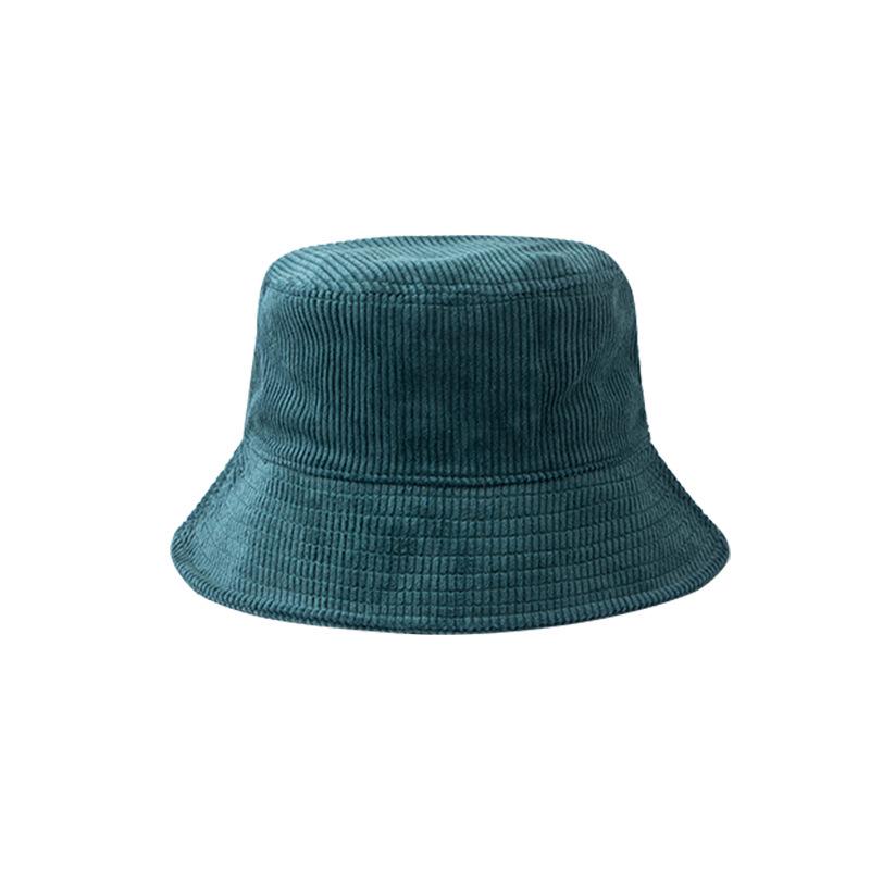 Японская вельветовая панама для женщин — мода на осень и зиму, корейский стиль ретро-досуг