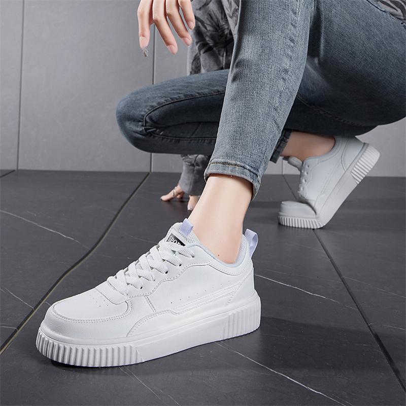 Модные мужские и женские весенне-осенние высококачественные новые кожаные водонепроницаемые нескользящие повседневные спортивные туфли для ходьбы на плоской подошве