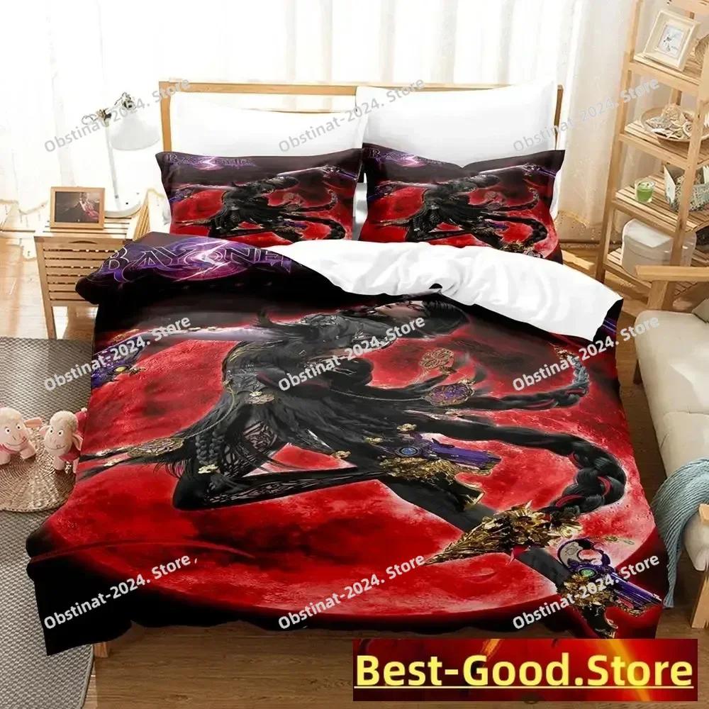 Новый комплект постельного белья Bayonetta Пододеяльник Полный Queen King Размер Наволочка Кровать или Печатный Комплект для Спальни Взрослого Ребенка Односпальный Twin