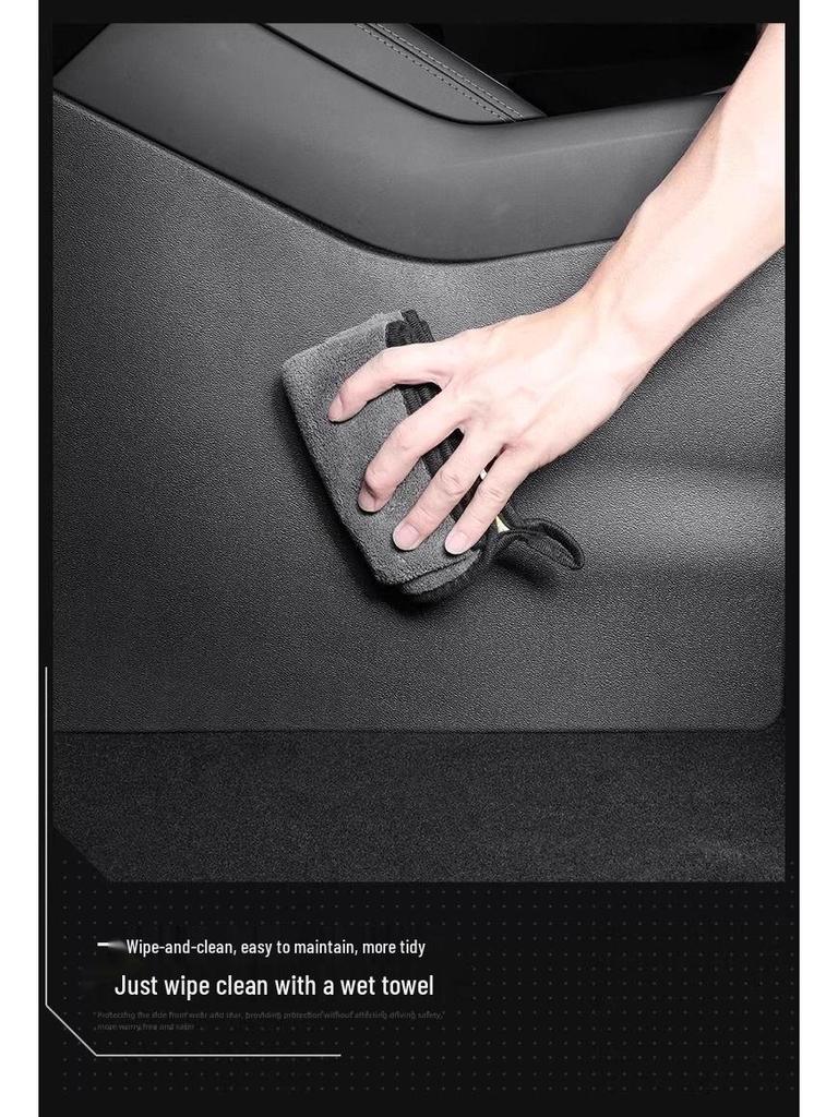 Tesla Model Y 25 Новая версия: Накладки против ударов ногами на центральную консоль - Защитные внутренние панели, Аксессуары для Model Y