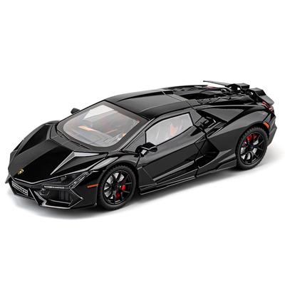 Масштаб 1/24 Lamborghini Revuelto Сплавная Миниатюрная Машина Литой Металлический Масштаб Модель Машины Звук и Свет Коллекция Детская Игрушка Транспортное Средство Подарок