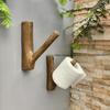 Креативный держатель для салфеток из массива дерева, держатель для бумажных полотенец, отполированный вручную