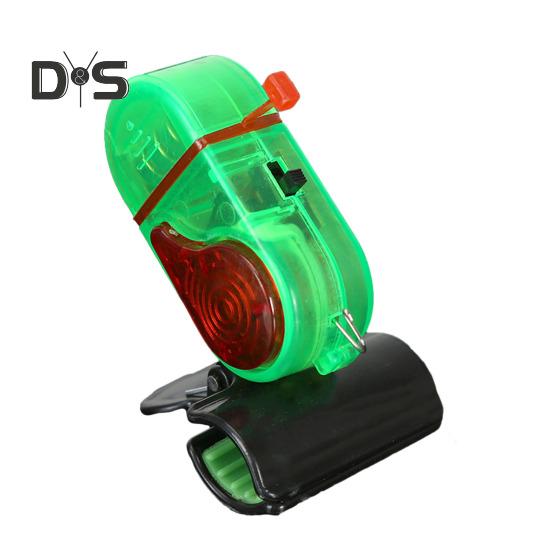 Сигнальная лампа поклевки с зажимом 80 дБ Ночная сигнальная лампа для удочки Универсальный электронный индикатор поклевки Датчик подсечки Светодиодная лампа Аксессуары для рыбалки