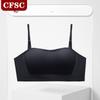 Non-slip Strapless Underwear Push-up Nude Fixed Cup Side Push-up Bra