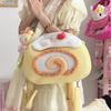 Рюкзаки Женские Y2K Рюкзак-рулет Женские Kawaii Сумки через плечо для женщины Мягкий Плюш Большая Вместимость Милые Рюкзаки Эстетичные