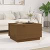 Coffee Table, Honey Brown, 60x50x35 Cm, Solid Pine Wood