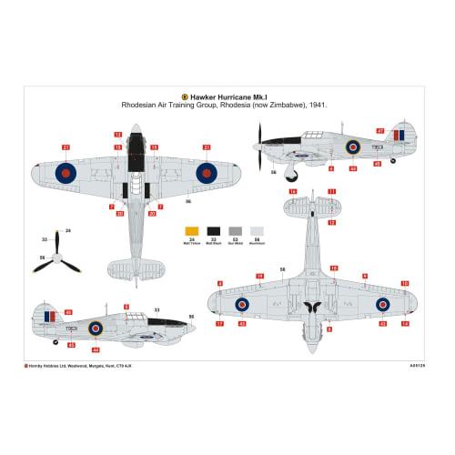 Airfix 1/48 Hawker Hurricane Mk.I Tropical X5129 Plastic Model