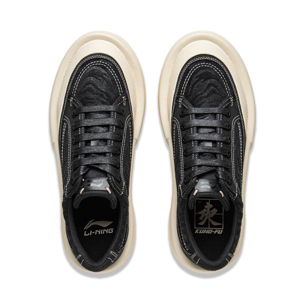Li Ning Коллаборация с Джеки Чаном Серия Кунг-фу Кунг-фу Ян Тренд Спортивные Нескользящие Износостойкие Полувысокие Повседневные Кроссовки AZGV011-1