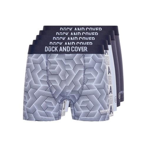 Duck and Cover Mens Quendle Boxer Shorts (Pack of 5)
