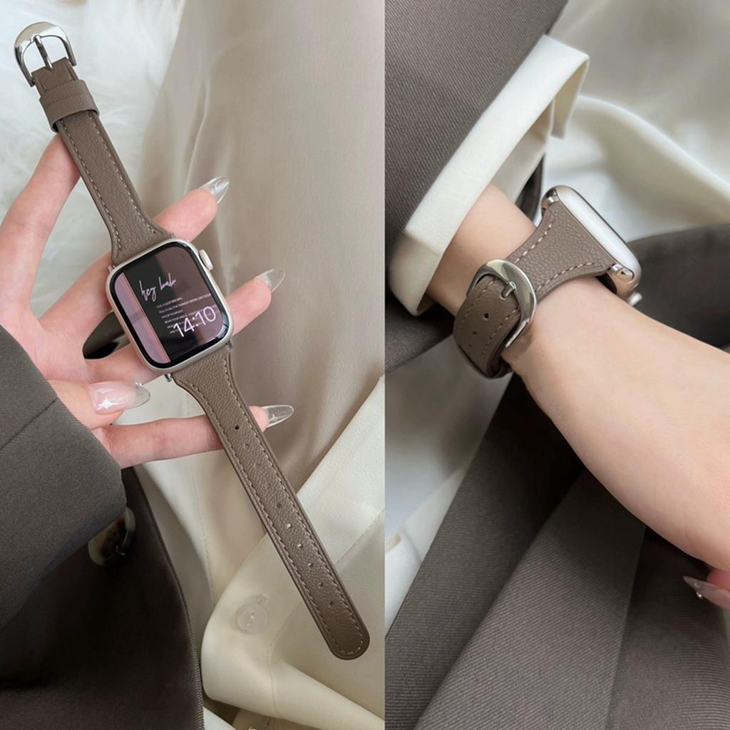 Высококачественный кожаный ремешок-петля для Apple Watch женский 11/10/9/8/7/6/5/4/3/2/1 SE 38мм 40мм 41мм 42мм 44мм 45мм 46мм 49мм