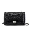 Elegant Xiangfeng Camellia Diamond Women's Bag: Textured, Fashionable High Goat Leather Chain Crossbody Shoulder Bag
