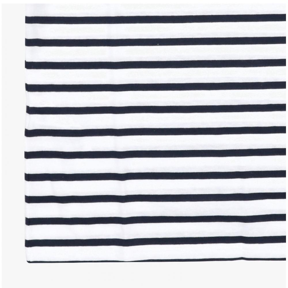 SainT JameS Женская футболка с коротким рукавом Plenef STripe 8952 Neige Marine
