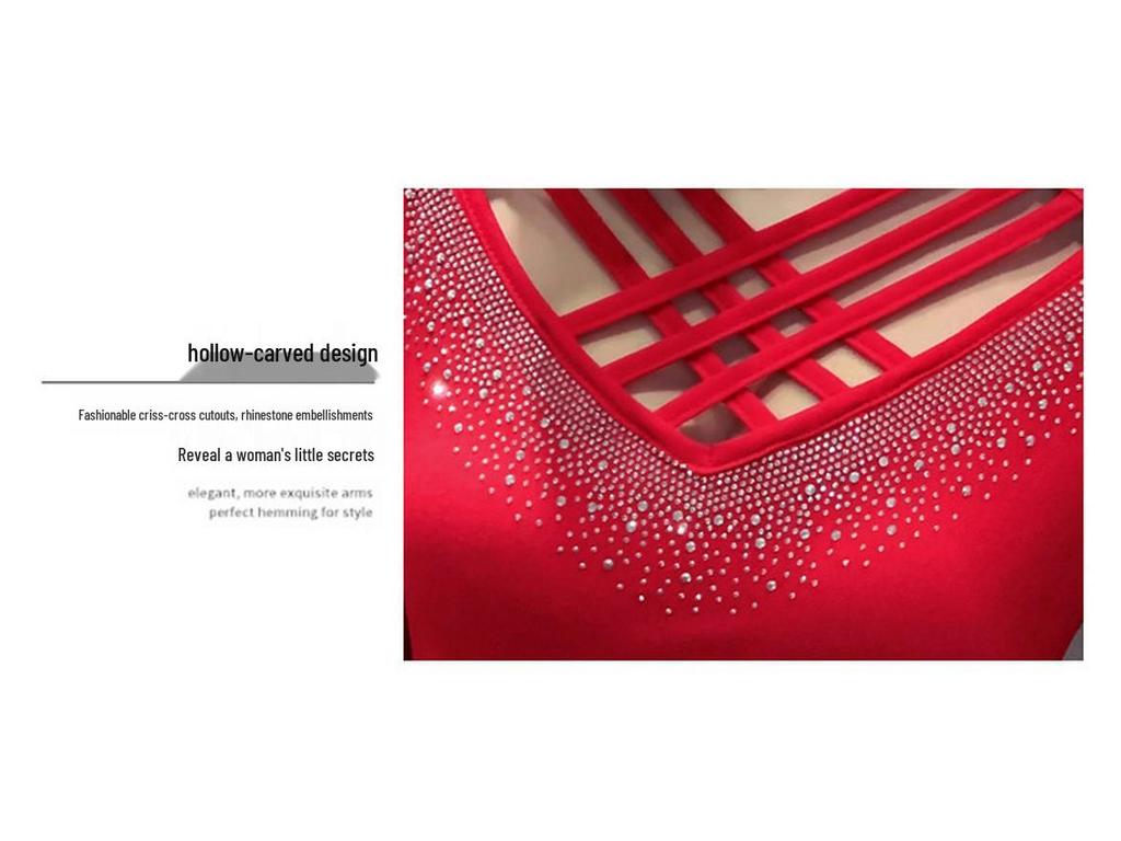 Летняя сетчатая модная футболка с перекрестным вырезом, полая, с горячей стразой, облегающая, для защиты от солнца, для женщин