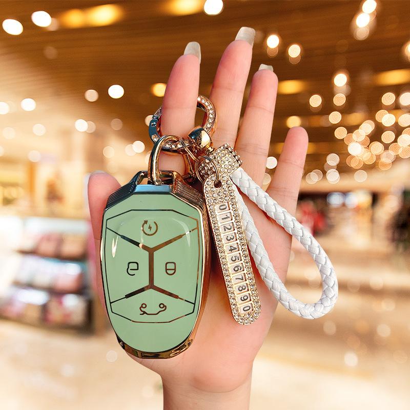 Dedicated To Lynk & Co 03 Key Set 2021 New Car 02/01 Shell Buckle All-inclusive High-end Decorative Car Creative Men and Women