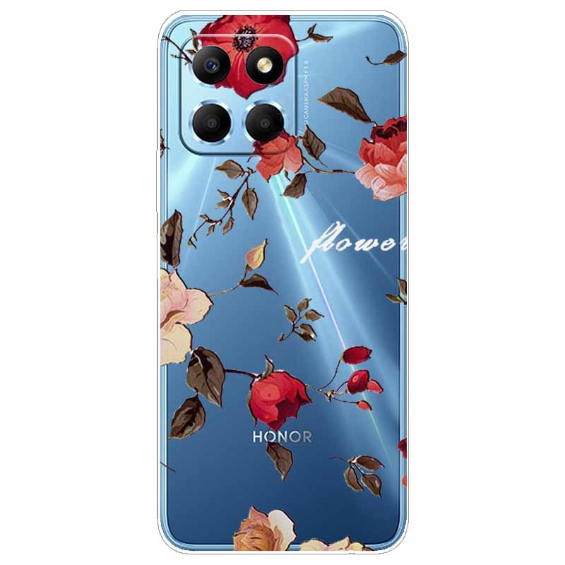 Чехол для Honor X6 HonorX6S Прозрачный Мягкий ТПУ силиконовый Чехол для телефона Для Huawei Honor X6S 2022 Чехол 6.5 Дюйма VNE-LX1 Прозрачный Funda