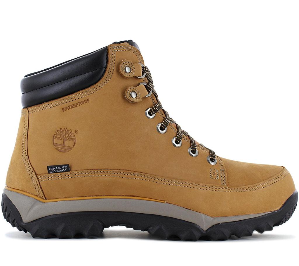 Timberland RIME RIDGE Mid WP Primaloft Водонепроницаемая - Мужская зимняя обувь Ботинки кожаные коричневые TB12402R-231 ORIGINAL