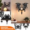 Hollow Creative Wall Rack Bohemian Style Wall Hanging Decoration Halloween Wooden Wall Storage Rack
