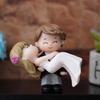 Resin Handcrafted Bride Kissing Groom Romantic Couple Statue Decorative Showpiece-Valentine Gift