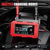 LCD Display 12V Battery Charger ABS Battery Maintainer Battery Pulse Repair Charger  Car/Motorcycle