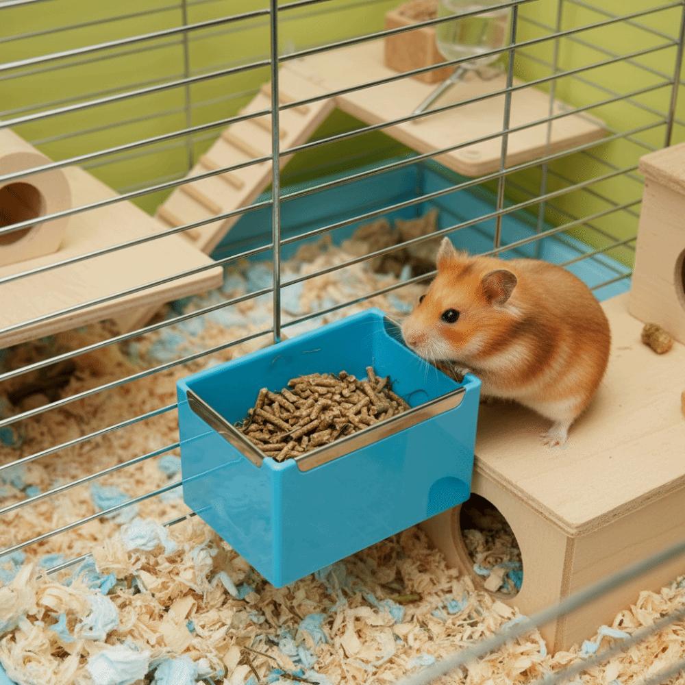 Съемная кормушка для сена с кроликом, кормушка для птиц без просыпания, подвесная миска для хомяка, аксессуар для клетки