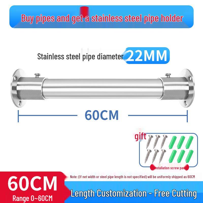 304 Stainless Steel Ceiling Mount Clothes Drying Rack with Flange Base for Cabinets and Balconies