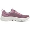 Skechers Go Walk Flex Slip-On Комфортные Сетчатые Противоскользящие Беговые Кроссовки Женские Кроссовки Розовые Белые 124952-MVE