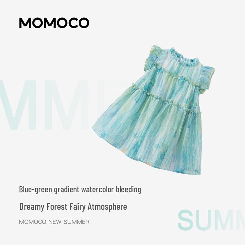 MOMOCO Girls' Fashion Sweet Sleeveless Summer Dress