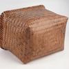 38cm Dirty Clothes Basket Square Laundry Hamper Convenient Hand Woven Storage Basket  for Towel