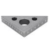 Triangle Ruler Aluminum Alloy 45 90 Degree Frosted Right Angle Gauge Woodworking Tool