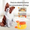 Dog Puzzle Feeder Interactive Pet Food Treat Dispenser Cartoon Duck Design Anti-slip Pet Automatic Feeder Toys for Dog Training