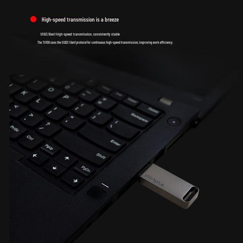 Lenovo thinkplus TU100 USB 3.1 Metal Flash Drive