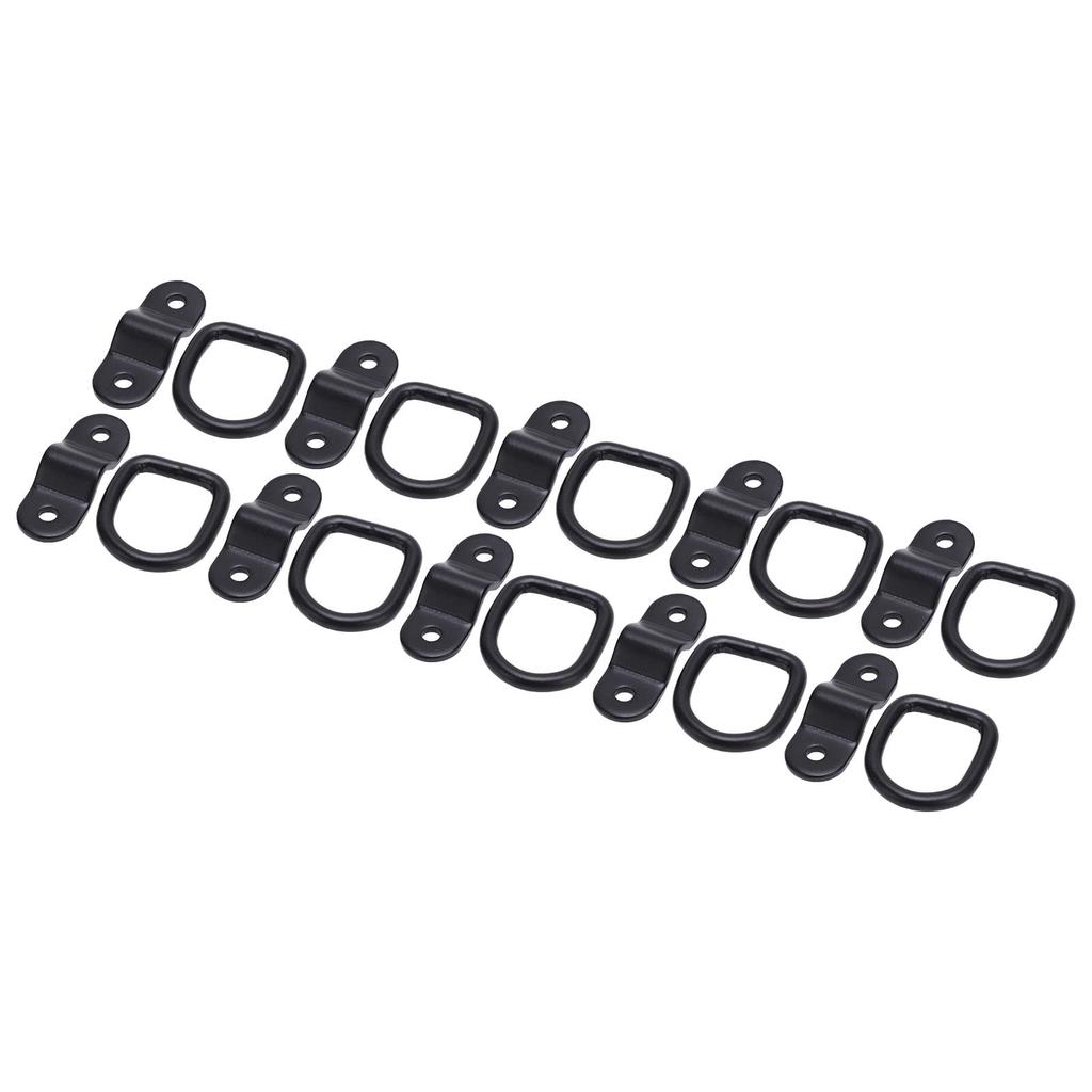 KIMISS Tie-Down Anchors, Set of 10, High Strength, Surface Mounted, D-Rings, For Securing Cargo,