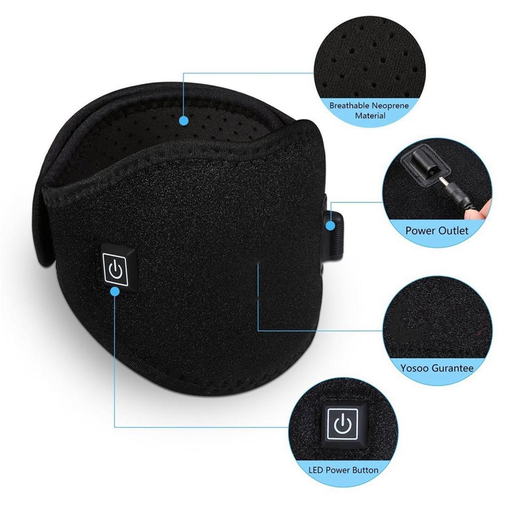Hot Cold Therapy HeatedS Neck Wrap Brace Heating Pad Headache Pain Relief