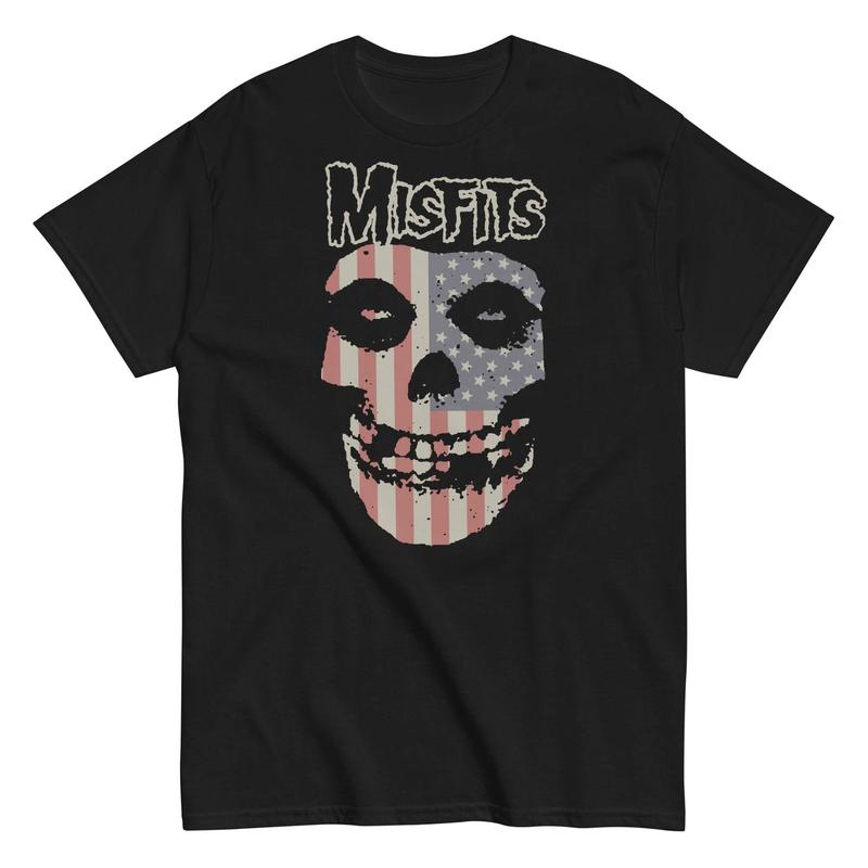 Misfits - USA Skull Unisex T-Shirt