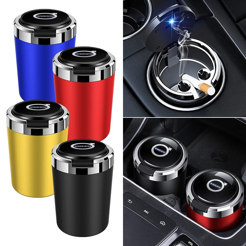 car ashtray vehicles Car accessories For Volvo Rdesign Polestar AWD V50 S60 XC60 S40 XC40 XC90 V60 S80 S90 V90 V70 T6 T8