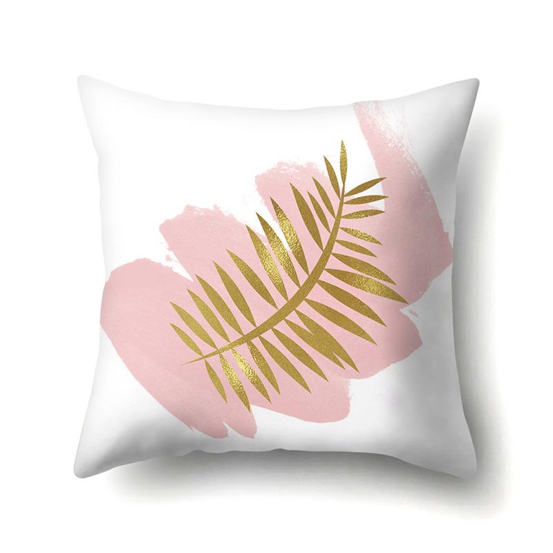 Polyester Pillowcase Automobile Decoration Home Printed Pillowcase Car Cushion Cover Bedside Pillowcase