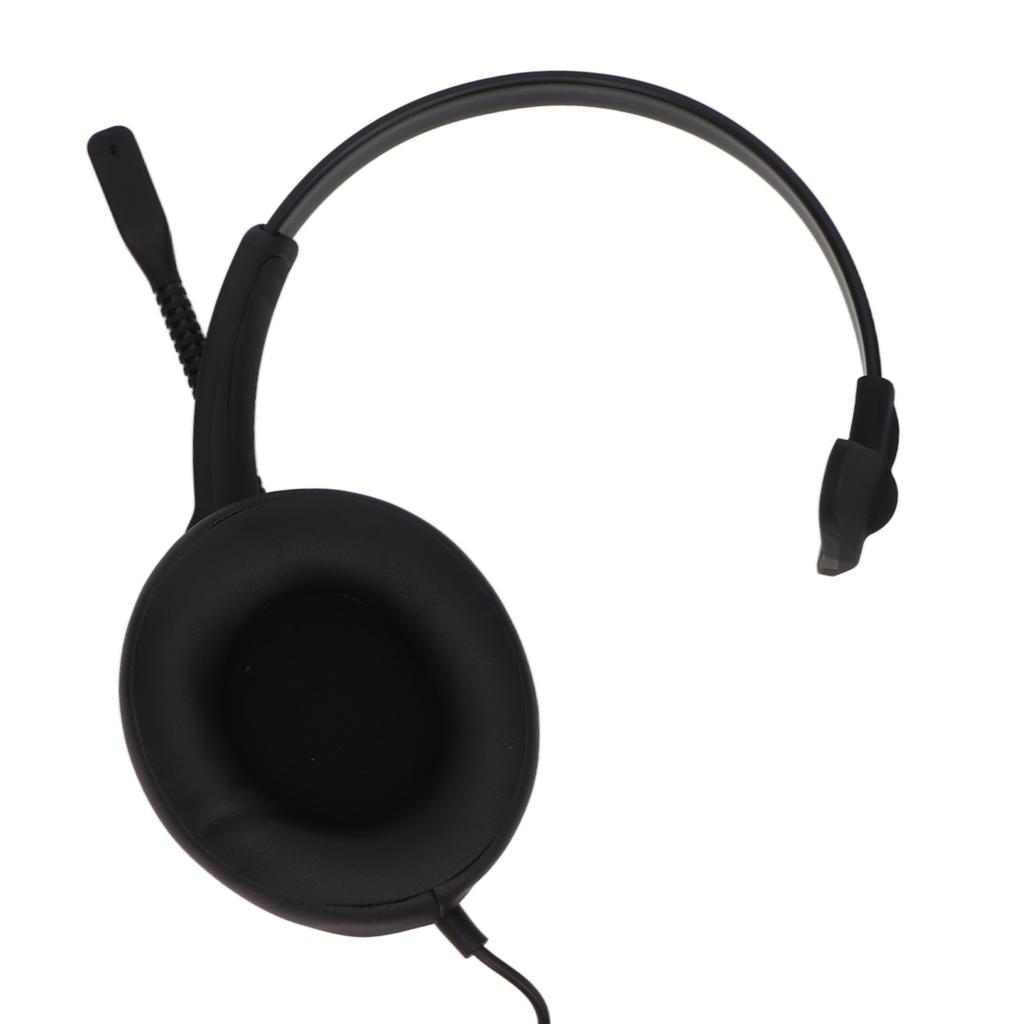 Telephone Headset Professional Noise Reduction Dual 3.5mm Plug PC Headset for Call Center Customer Service Business
